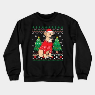 Black Mouth Cur Christmas Crewneck Sweatshirt